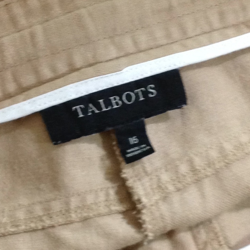 Talbots Signature Kakis Cropped Pants - Picture 7 of 12